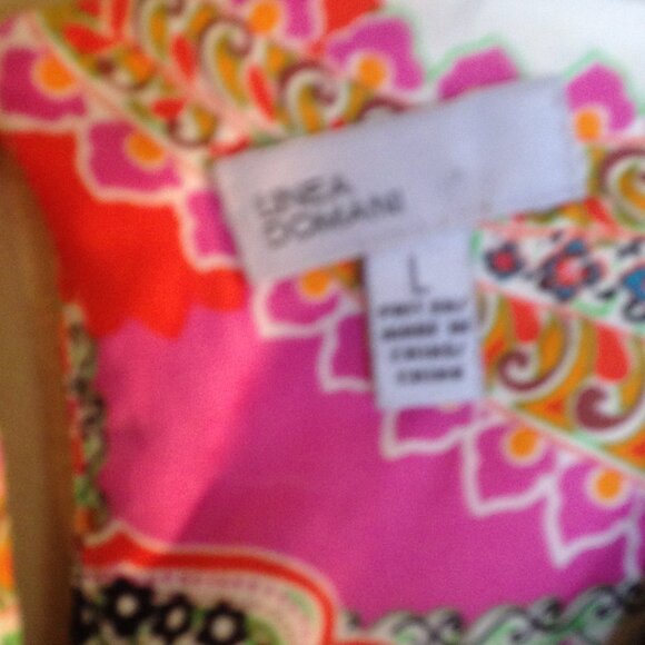 Linea Domani Colorful Mini Dress Large - Picture 3 of 4